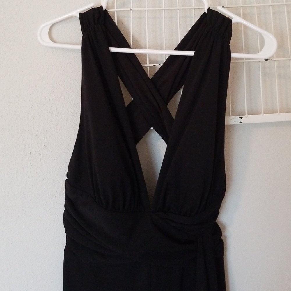 White House Black Market Deep V Dress